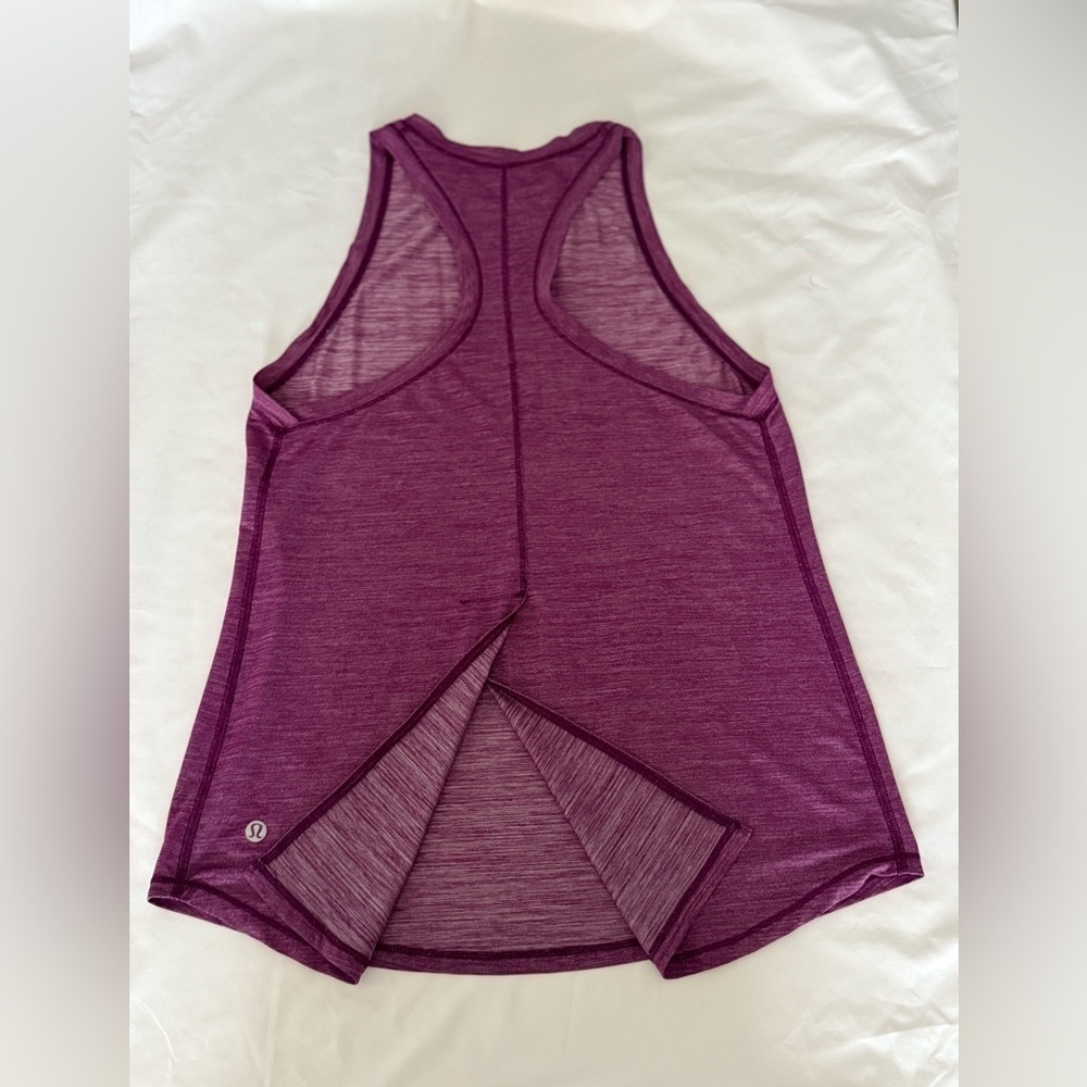Lululemon Hot Like Agni Singlet Heathered Aurora Size 4 - Picture 3 of 13